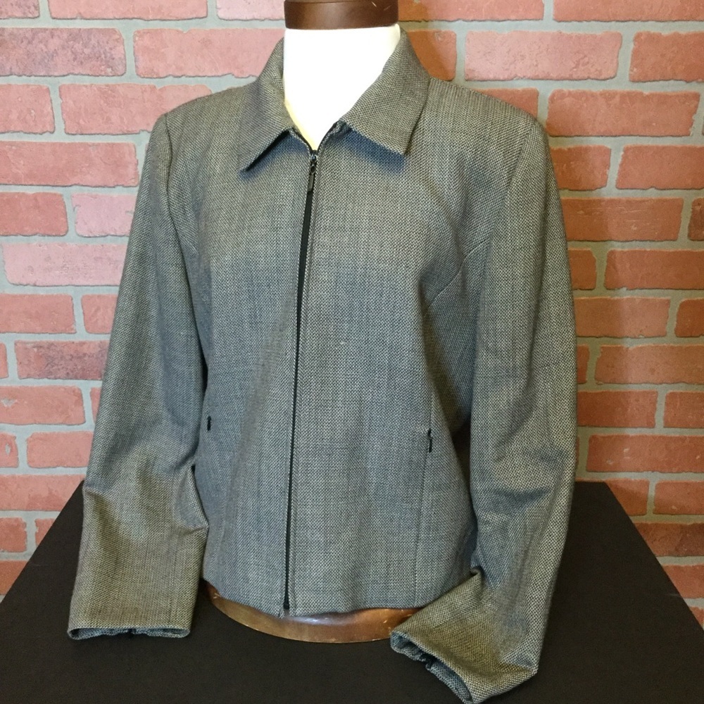 Pendleton Women’s Black Grey Blazer Jacket Size 1… - image 1